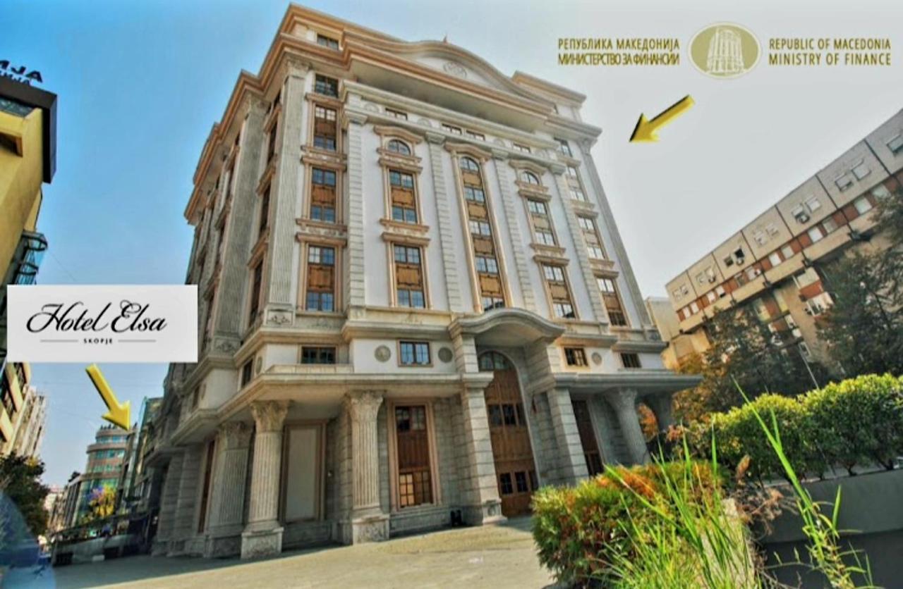 Hotel Elsa Skopje Buitenkant foto